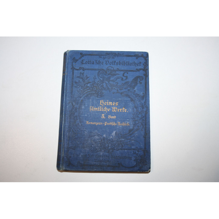 Samtliche Werke (Собрание сочинений). Том 3: Romanzero, Poetic Gleanings. Генрих Гейне. 1895