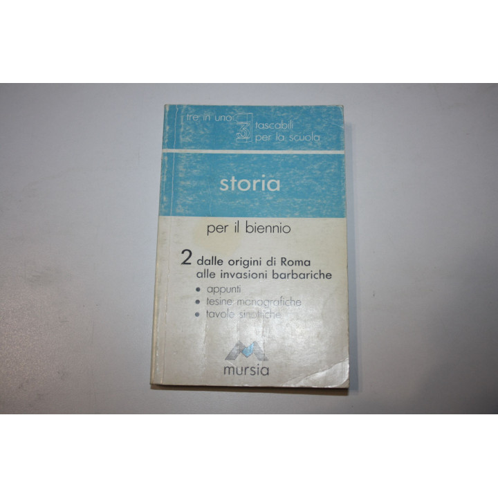 Storia per il biennio. 2 dalle orogini di Roma (История для средней школы. Том 2). Моретти. 1980