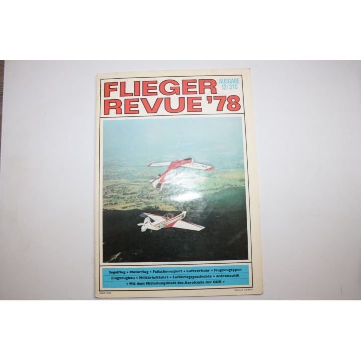 Flieger revue. № 12, 1978 г. Авиационный журнал