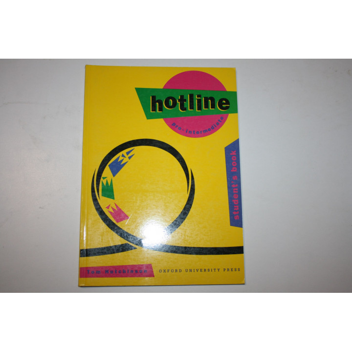 Hotline Pre-Intermediate. Students Book (Для учащихся). Хатчинсон Том (Hutchinson Tom). 1992