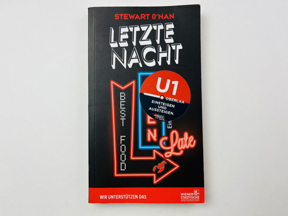 Letzte Nacht (Вчера вечером). Стюарт О’Нэн. 2007