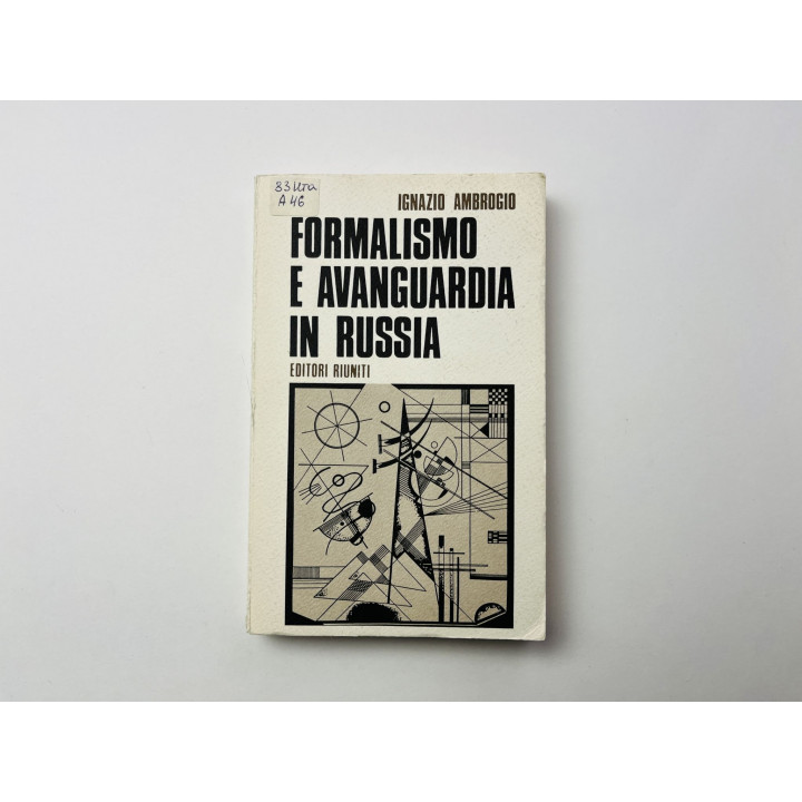 Formalismo e Avanguardia in Russia (Формализм и авангард в России). Амброджо Игнацио. 1974