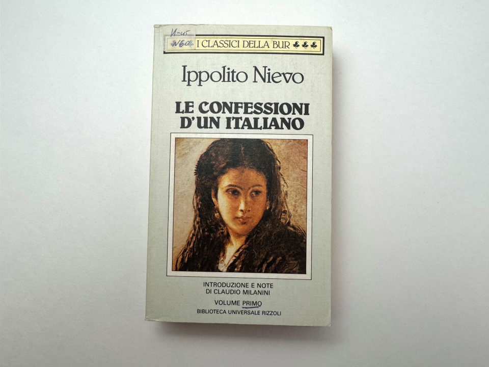 Le Confessioni d'un Italiano. Volume 1 (Исповедь итальянца. Том 1). Ипполито Ньево. 1986