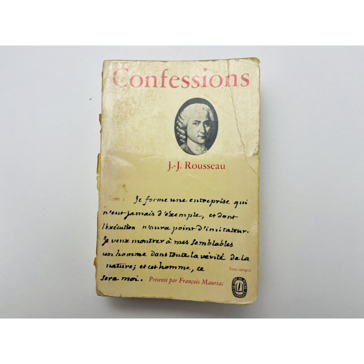 Confessions. Tome 1 (Исповедь. Том 1). Жан-Жак Руссо. 1963