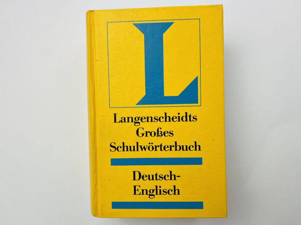 Langenscheidt Grosses Schulworterbuch. Englisch-Deutsch (Английско-Немецкий словарь). 1992