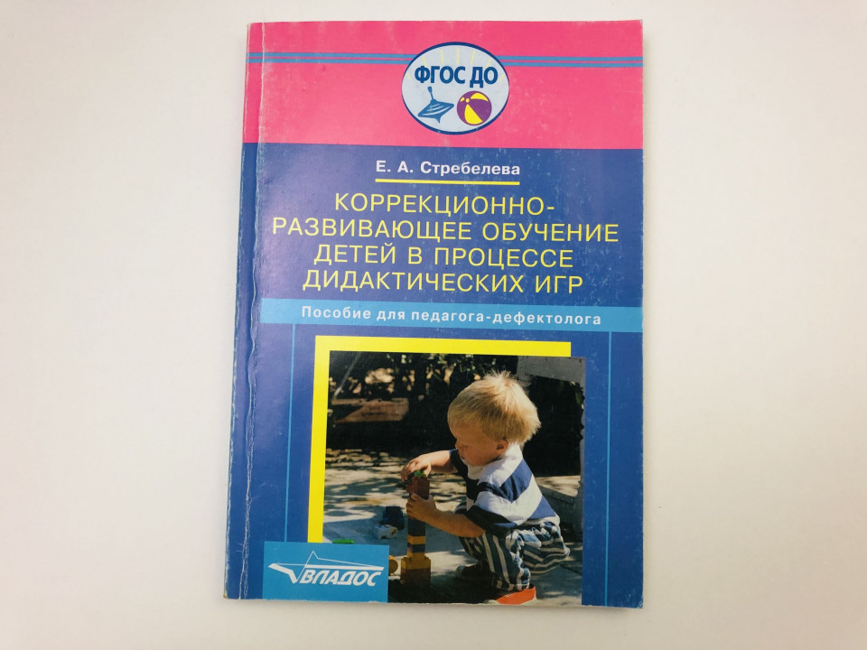 Коррекционно-развивающее обучение детей в процессе дидактических игр. Пособие. Стребелева Е. 2019