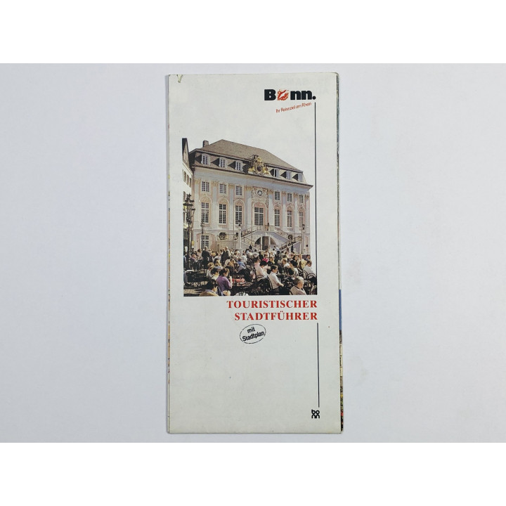 Bonn. Touristischer stadtfuhrer mit Stadtplan (Туристический путеводитель по городу с картой). 1991