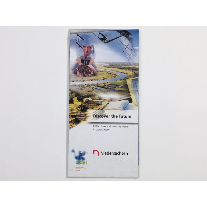 EXPO2000 Project All Over The World in Lower Saxony (Нижняя Саксония). Карта проектов. Брошюра 1999