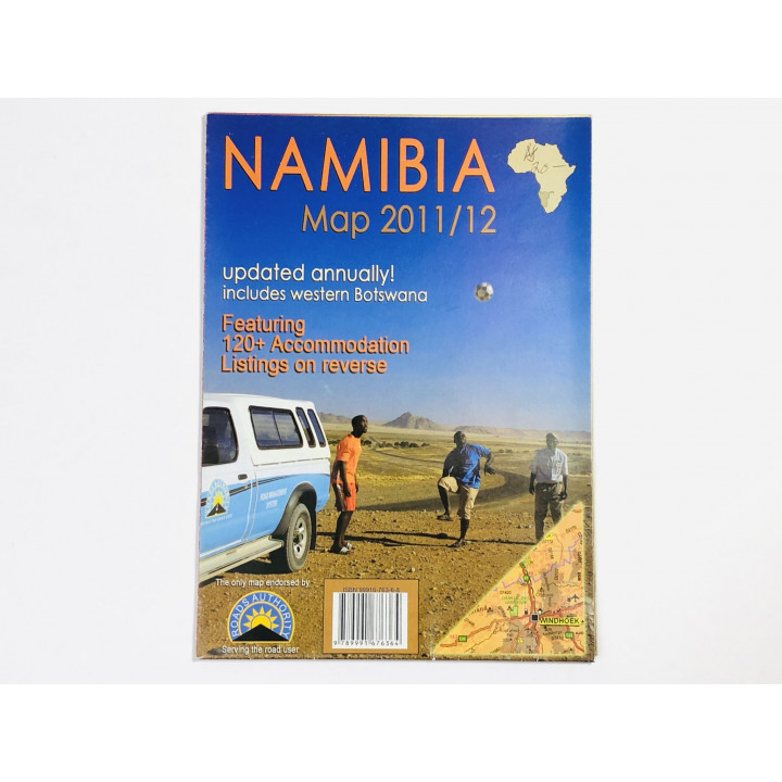 Namibia (Карта Намибии). Включая Западную Ботсвану. 2011