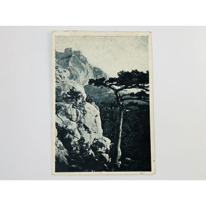 Крым. В горах у подножья Ай-Петри. Открытка. 1929. Крымгосиздат