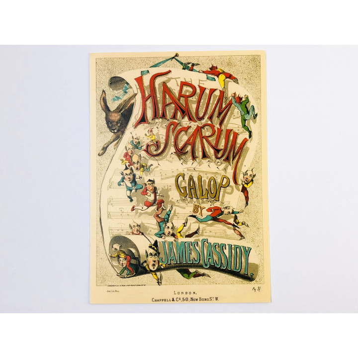 Harum Scarum Galop by James Cassidy (Обложка нотного издания). Открытка. 2000-2015. Mary Evans