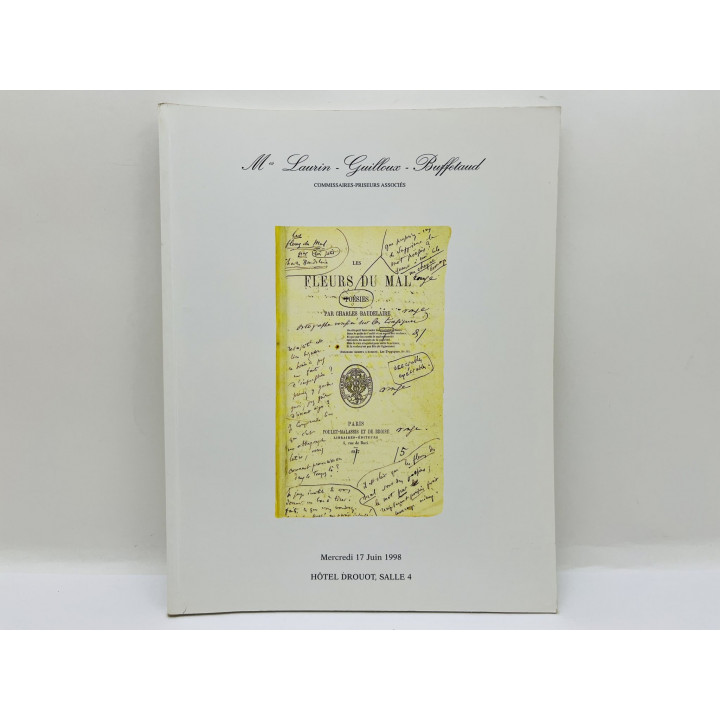 Laurin - Guilloux - Buffetaud: Livres et Autographes [Книги и автографы]. Париж, 17 июня 1998 г.