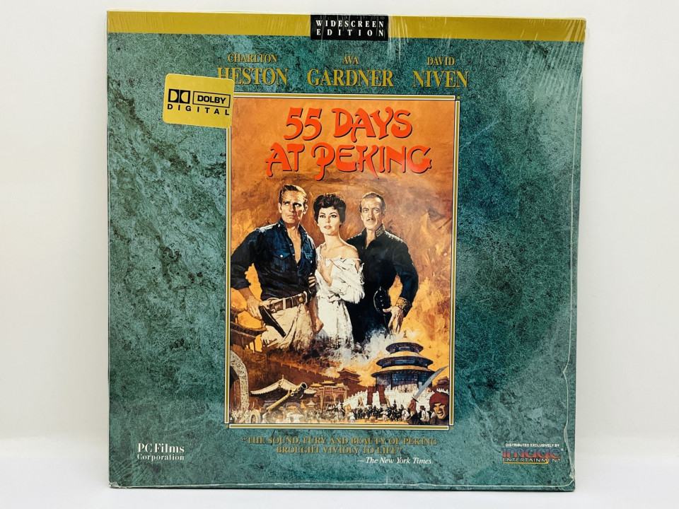 55 дней в Пекине / 55 Days at Peking. Николас Рэй. Чарлтон Хестон. ID3681PF. SEALED. Laserdisc (LD)