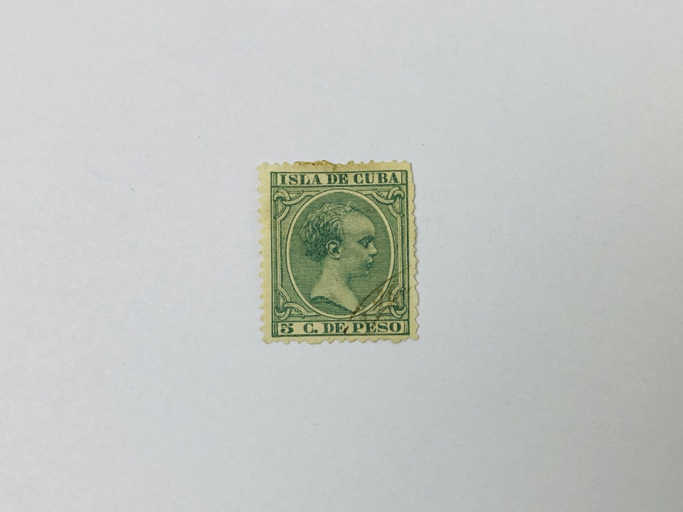 Король Альфонсо XIII. Персоналии. Куба. 1891. Михель: ES-CU 79. Гашен