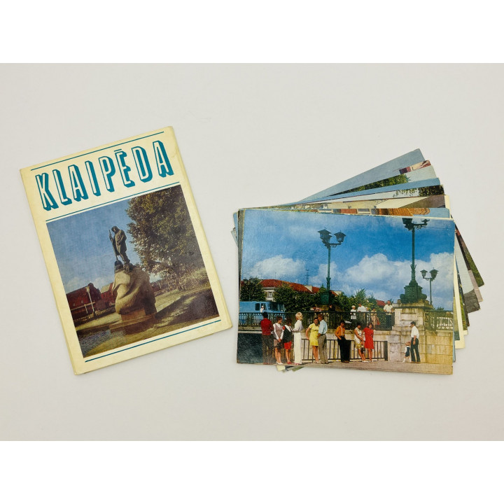Klaipeda. Клайпеда. Набор открыток. Комплект из 13 штук. Полный. 1974 г.